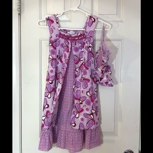 Naartijie purple sun dress